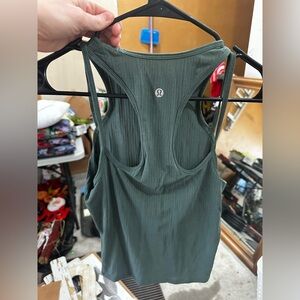 lululemon athletica Ribbed Racerback Tank - Deep Green